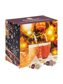 CORASOL Tee-Adventskalender "Premium Pärchen" Mit Spruchkarten - 2x 89 G