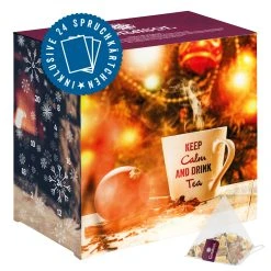 CORASOL Tee & Sprüche Adventskalender Mit 24 Premium Tees & Spruchkärtchen