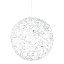 Creativ Home Deko-Kugel Mit LED In Silber