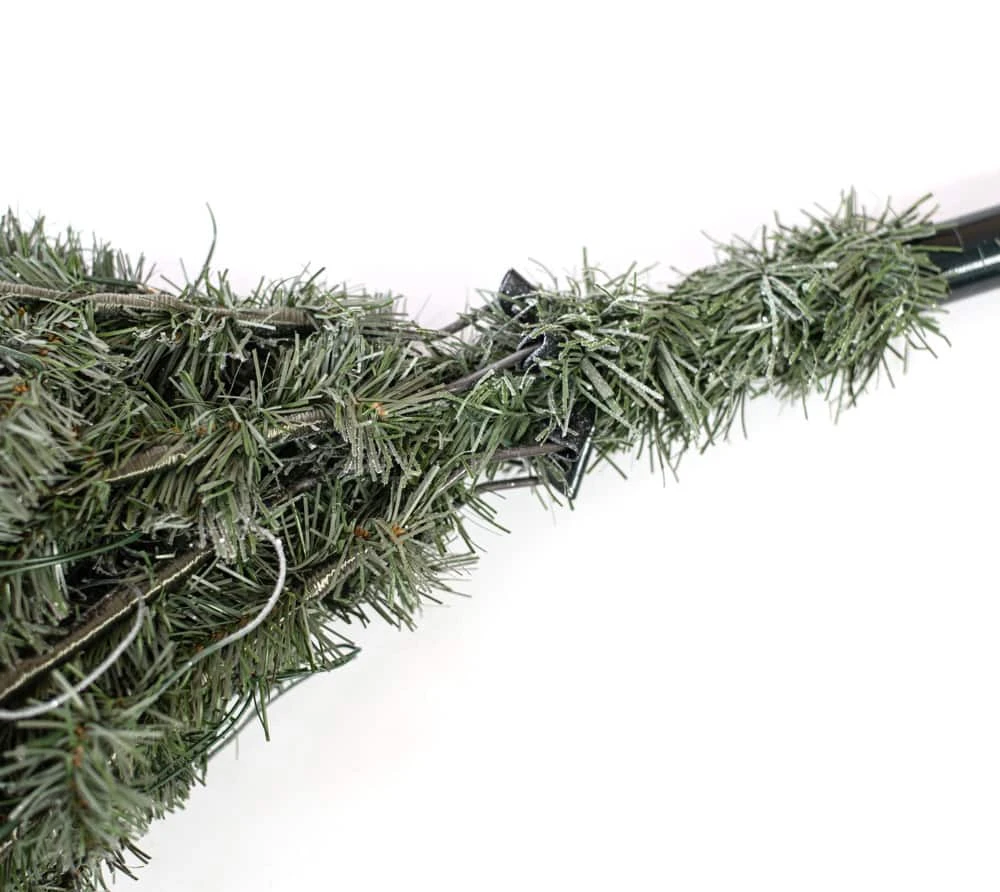 Evergreen Weihnachtsbaum Fichte Frost In Weiß - 104x104x150cm – Bild 8