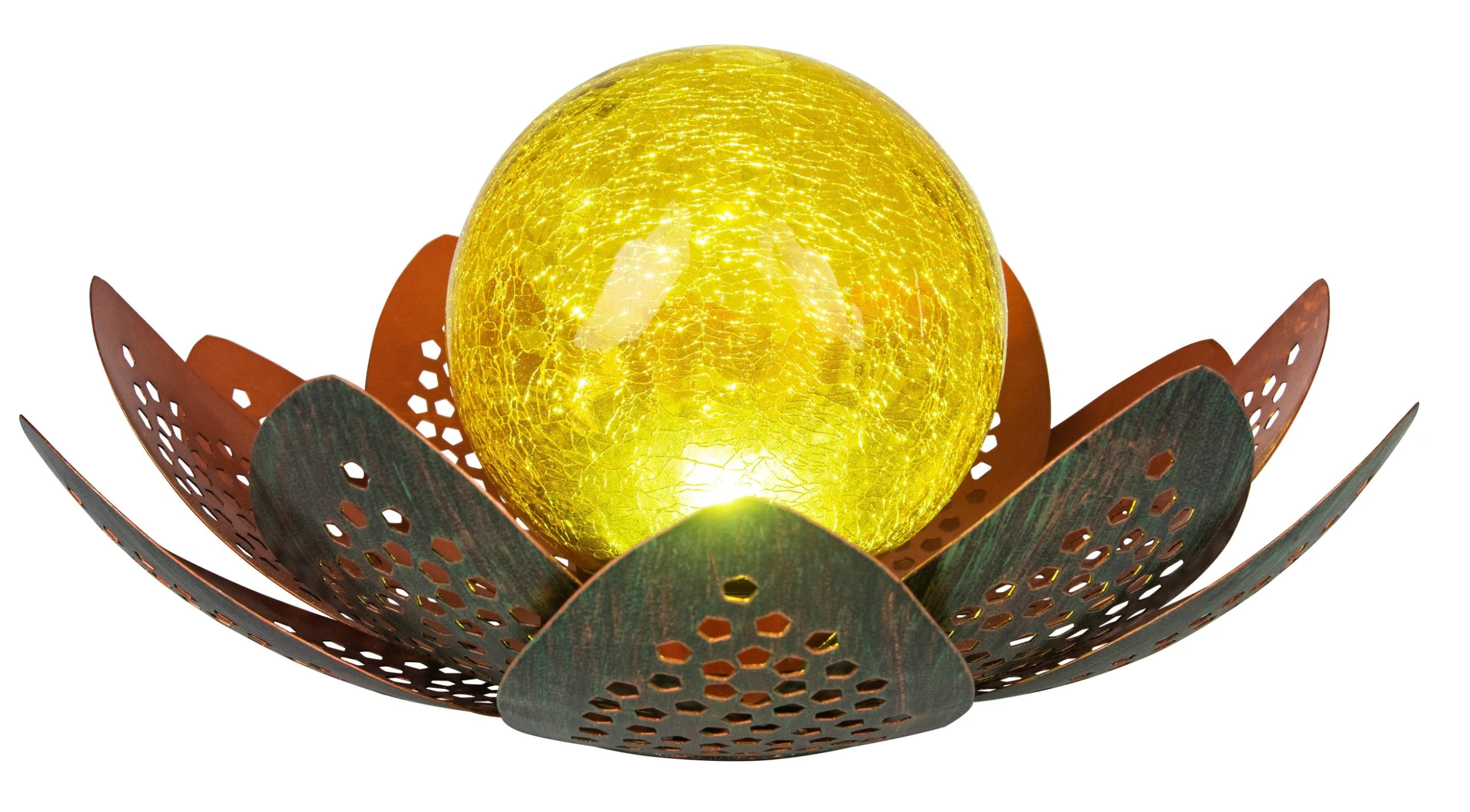 Globo Lighting Solarleuchte "SOLARLEUCHTE METALL GRÜN, 1XLED" In Green