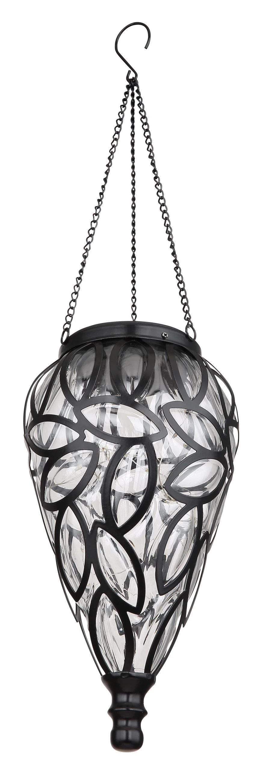 Globo Lighting Solarleuchte "SOLARLEUCHTE METALL SCHWARZ, 15XLED" In Black – Bild 3