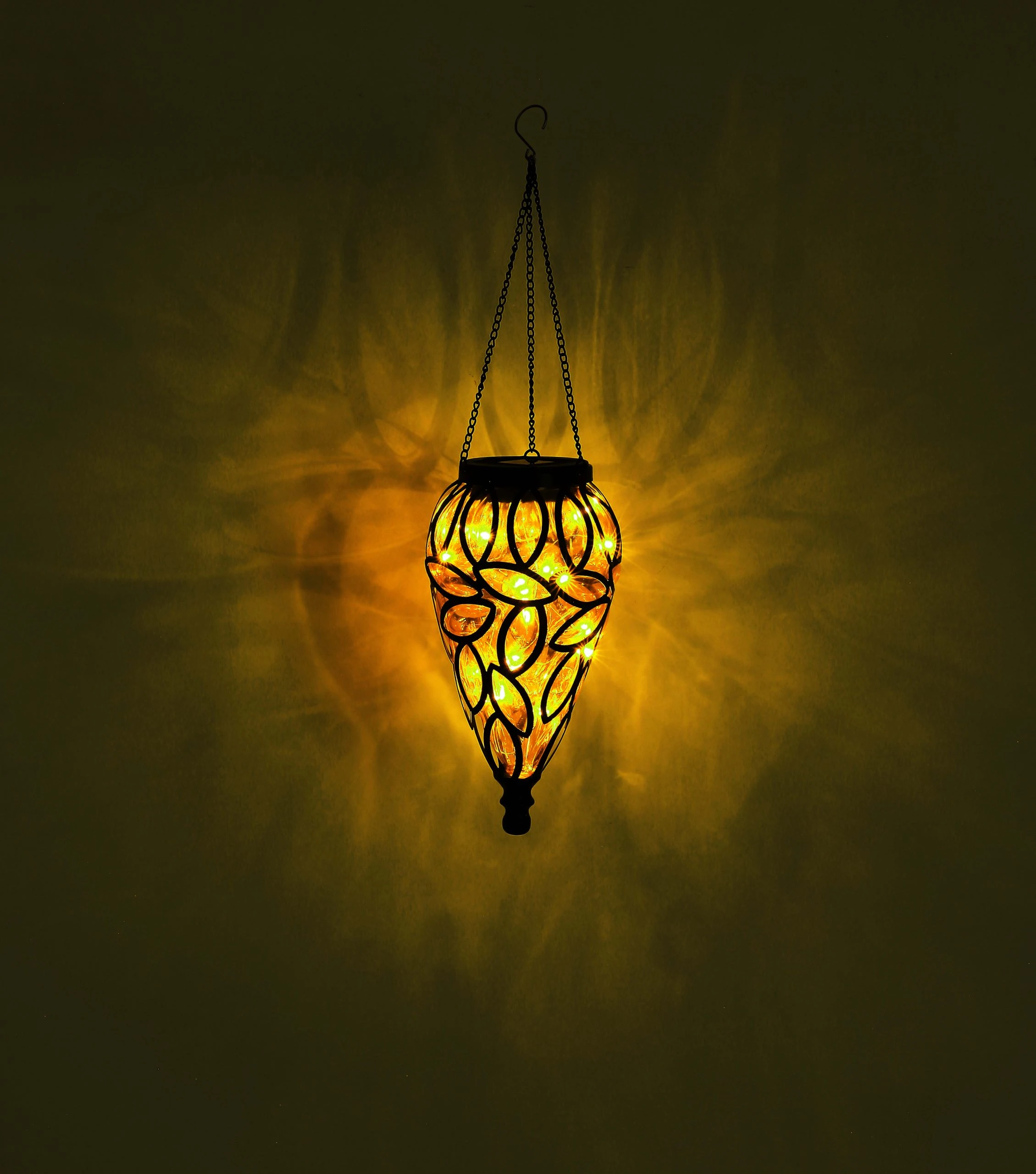 Globo Lighting Solarleuchte "SOLARLEUCHTE METALL SCHWARZ, 15XLED" In Black – Bild 6