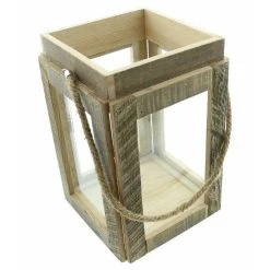 HomeLiving Laterne "Upcycling" 200x200x300 In Braun