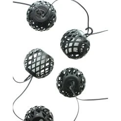 HomeLiving LED-Lichterkette "Flamme" 70x70x1300 In Schwarz