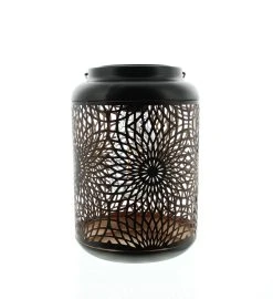 HomeLiving Solar-LED-Licht "Birne" 150x150x220 In Schwarz