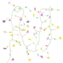 HomeLiving Spar-Set 2x LED-Lichterkette "Bunte Farben", 130 Cm In Bunt