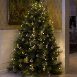 Konstsmide LED Baummantel 150 Bernstein LED 1,8m In Schwarz