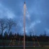 MARELIDA LED Baummantel Lichterkette Für Fahnenmast 10 Stränge H: 7m