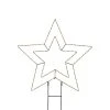 MARELIDA LED Gartenstecker Stern 275LED D: 58cm Für Außen In Schwarz