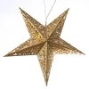 MARELIDA LED Holzstern Leuchtstern 5-zackig Inkl. Fenbedienung D: 40cm In Natur