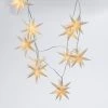 MARELIDA LED Lichterkette 3D Sterne Auch Für Außen L: 1,45m In Weiß