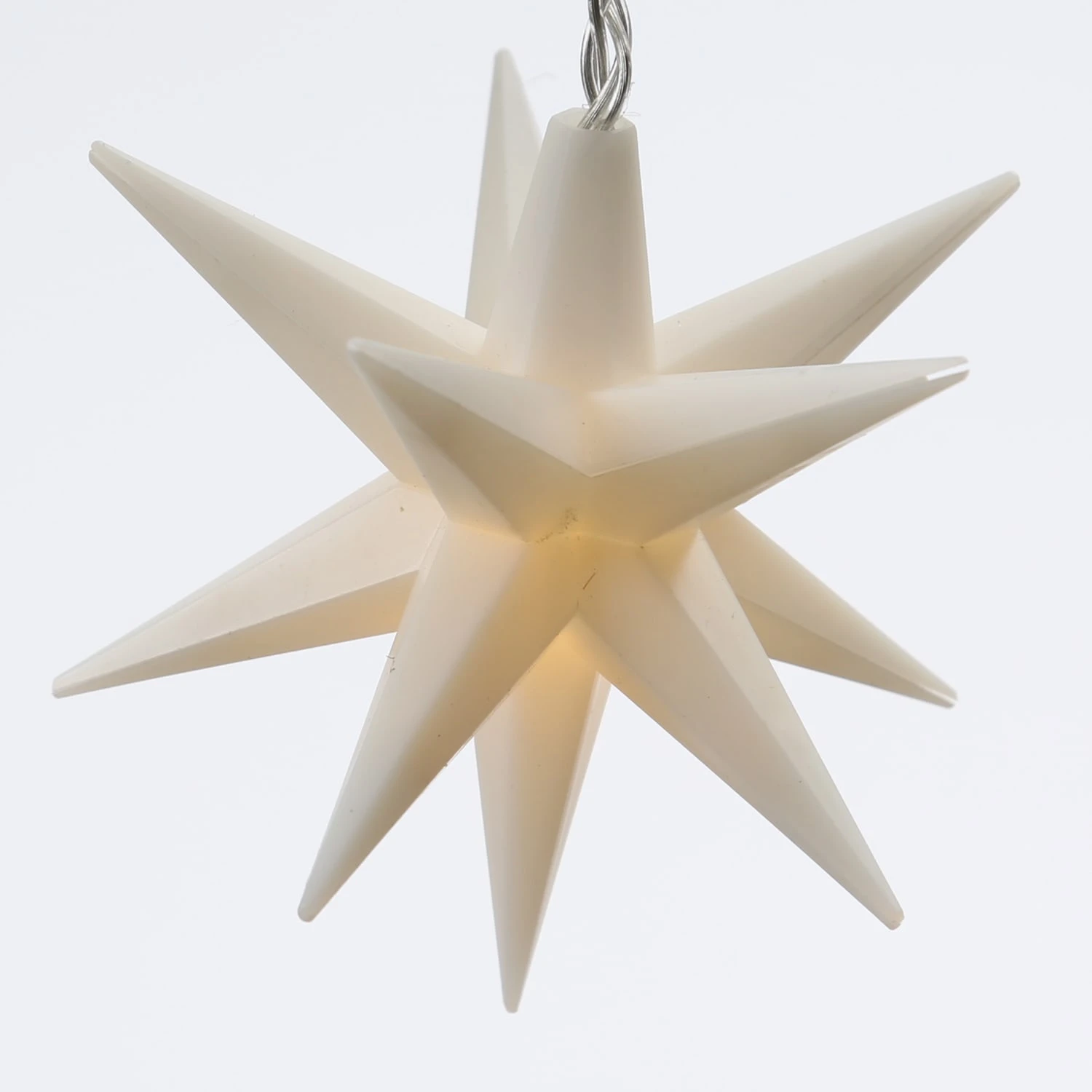 MARELIDA LED Lichterkette 3D Sterne Auch Für Außen L: 1,45m In Weiß – Bild 4