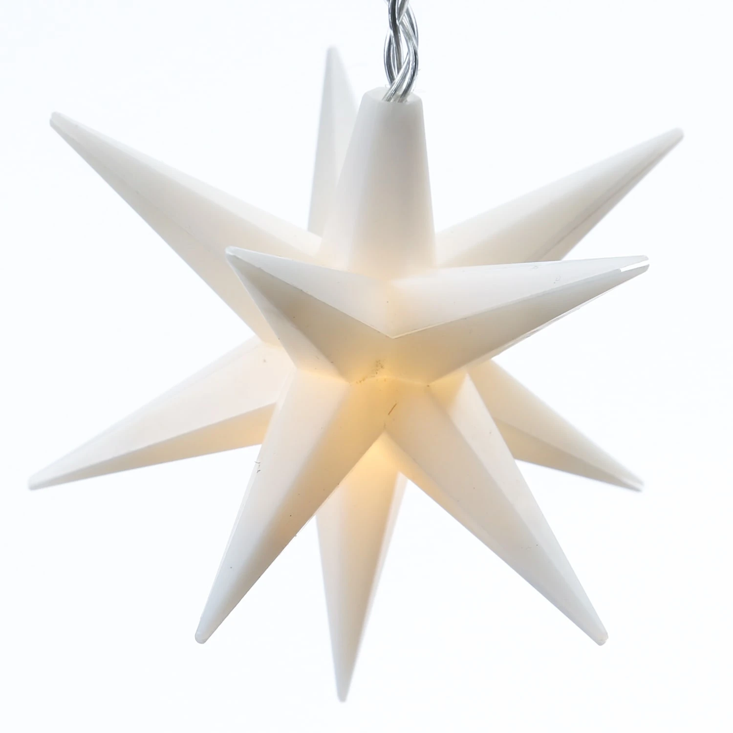 MARELIDA LED Lichterkette 3D Sterne Auch Für Außen L: 1,45m In Weiß – Bild 6