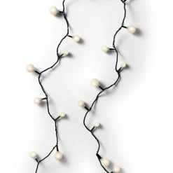 MARELIDA LED Lichterkette Berry 120 Opalweiße Kugeln L: 9m In Weiß