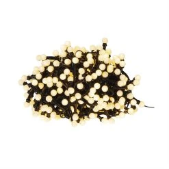 MARELIDA LED Lichterkette Berry Mini Opal 300LED 8 Funktionen Auch Für Außen L: 6m