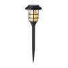 MARELIDA LED Solar Fackel/Wegleuchte In Schwarz - H: 44cm