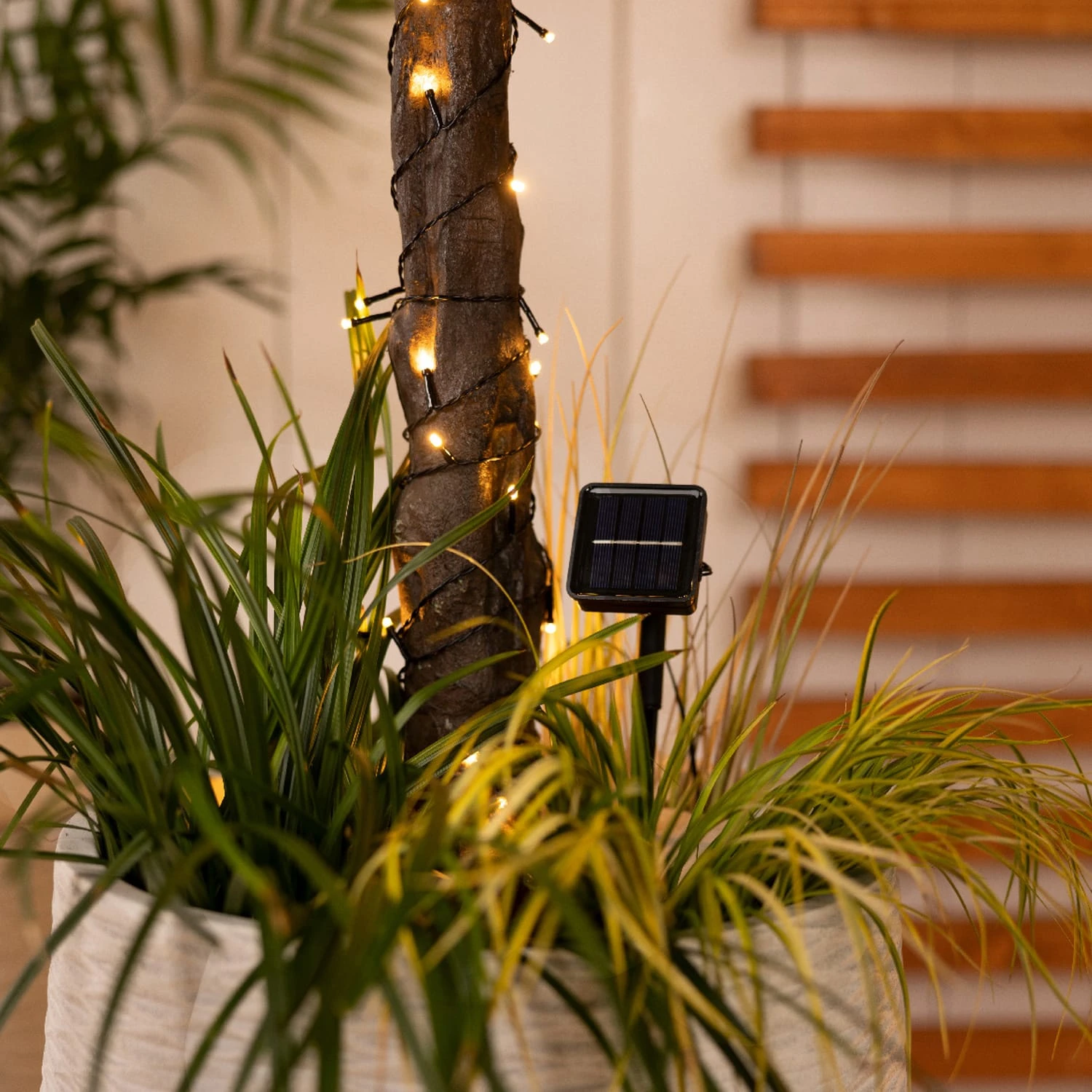 MARELIDA S6lar Lichterkette 50LED 8 Funktionen In Schwarz - L: 4,9m – Bild 2