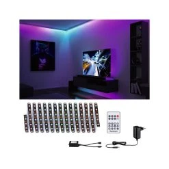 Paulmann LED Streifen EntertainLED Strip Set 5m In Schwarz