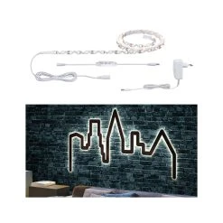 Paulmann LED-Streifen FlexLED 3D Basisset Warmw. 1,5m Leuchtschrift Selber Machen In Wei