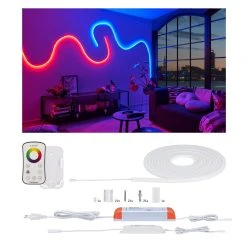 Paulmann LED Streifen Function MaxLED RGB Funk Control 5m Basisset Flow In Weiß