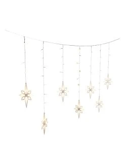 Profiline LED-Lichtervorhang "Star" In Warmweiß - (L)135 X (B)95 Cm