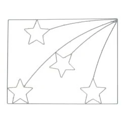 PureDay LED Beleuchtung Sternenregen, Silberfarben