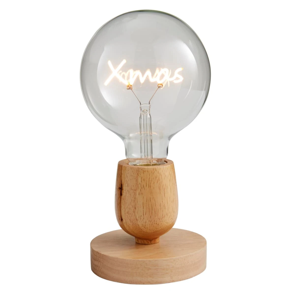 PureDay LED-Tischleuchte X-Mas, Natur – Bild 2