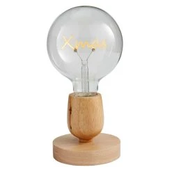 PureDay LED-Tischleuchte X-Mas, Natur