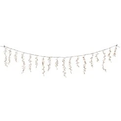 PureDay LED-Vorhang Eistropfen, Kupferfarben