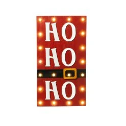 PureDay LED-Wandobjekt HoHoHo, Rot