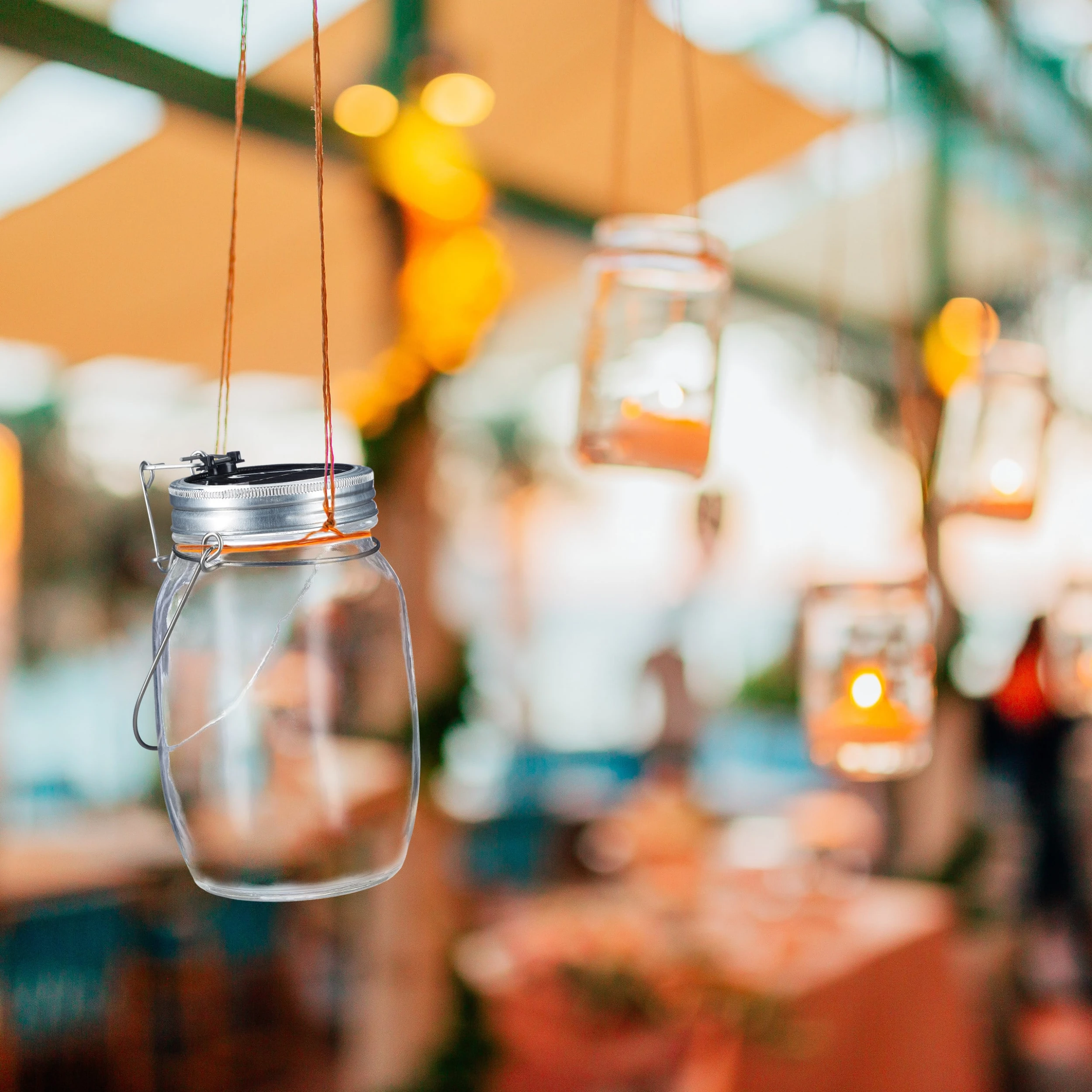 Relaxdays 2x Glas Solarleuchte In Transparent – Bild 5