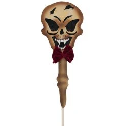 SATISFIRE Halloween Gartenstecker Rote LED Augen