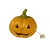 SATISFIRE Halloween Kürbis LED Beleuchtet In Orange - 12cm