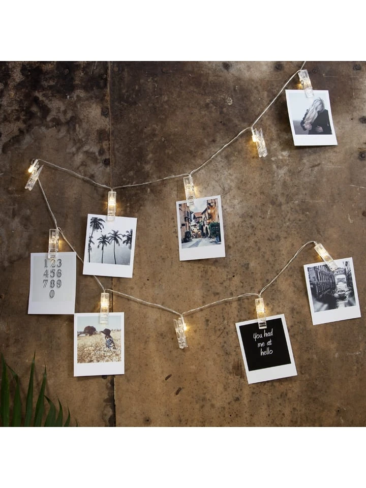 Star Trading LED-Lichterkette "Clippy" In Silber - (L)135 Cm – Bild 2