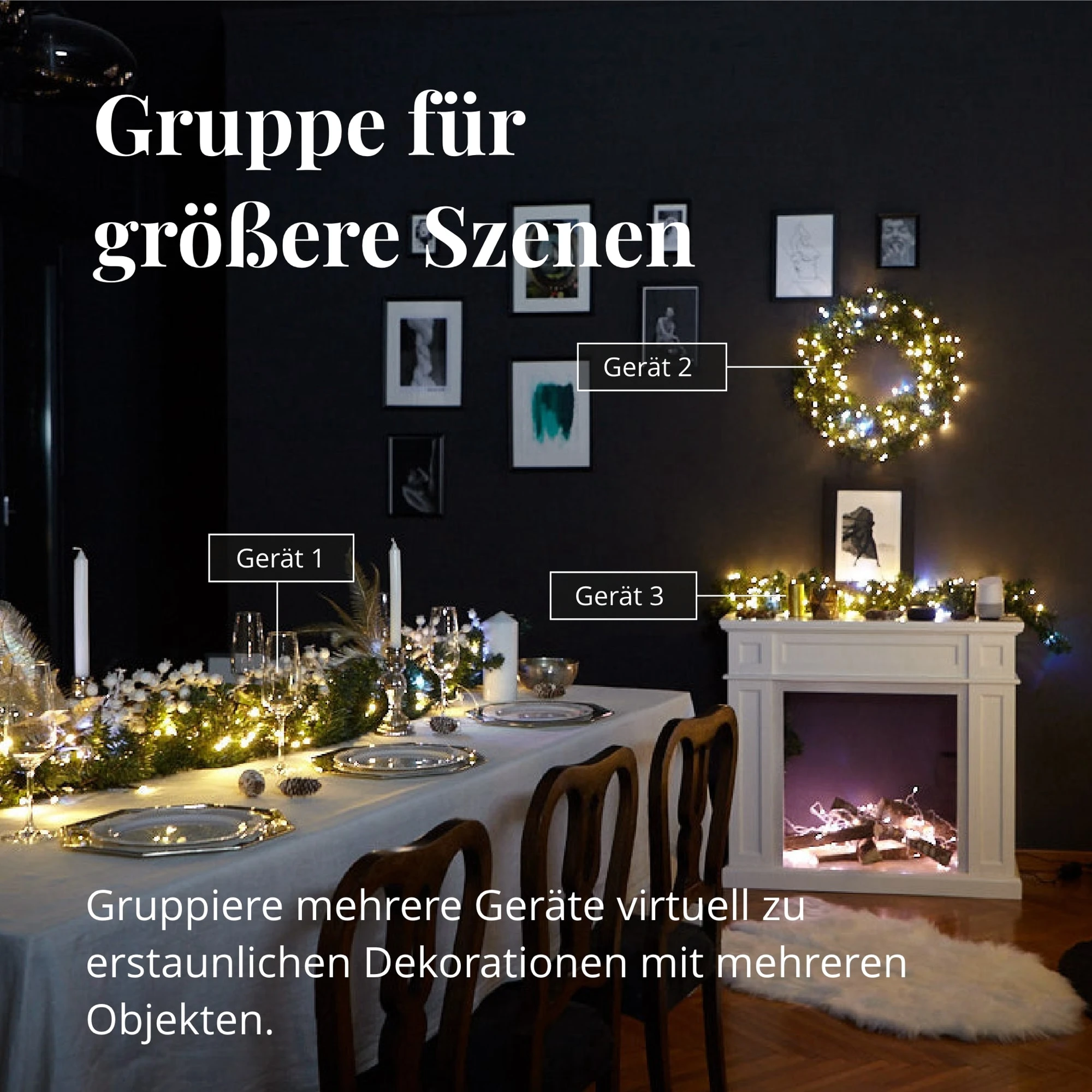 Twinkly Smarte Lichterkette STRINGS Mit 400 LEDs In Weiss/ Schwarz - AWW LED – Bild 8