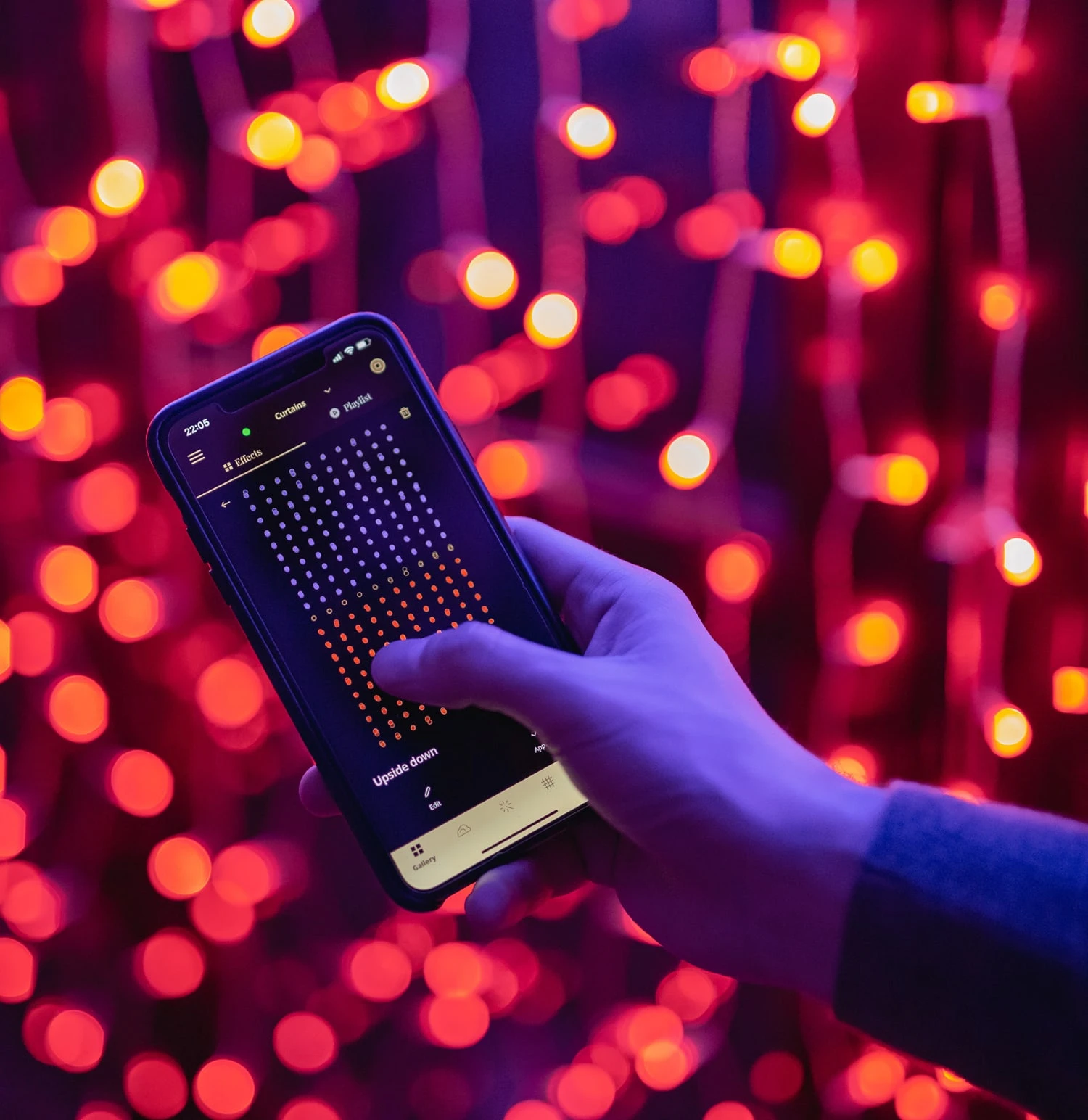 Twinkly Smarter Lichter-Vorhang CURTAIN Mit 210 LEDs 1 X 2,1 M In Bunt - RGB LED – Bild 8