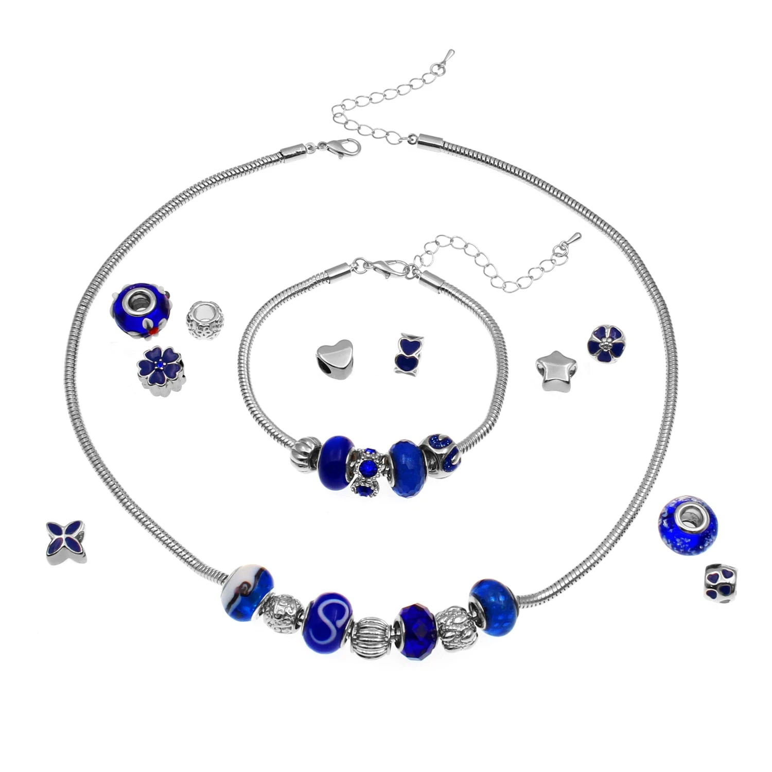 VALIOSA Mode-Schmuck Adventskalender Merry Christmas In Blau – Bild 5