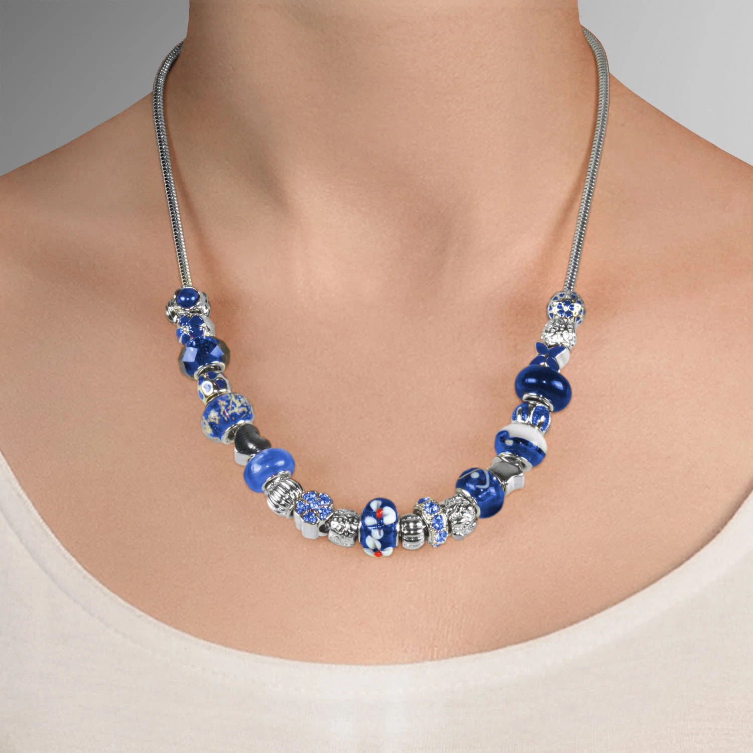 VALIOSA Mode-Schmuck Adventskalender Merry Christmas In Blau – Bild 6